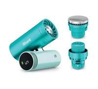 Shark ChillPIll - Ventilador 3 en 1 de alta velocidad, niebla ultrafina y sistema InstaChill, incluye 3 accesorios de refrigeración, diseño fácil de viajar, Glacier FA022UKBL