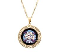 Shark Club Ocean Week - Collar ajustable para mujer, colgante de joyería para mamá, esposa, novia, talla única, Metal