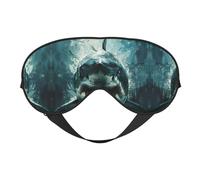 Shark Cum Print - Máscara de ojos ultra suave que bloquea la luz, para una comodidad óptima y un sueño reparador