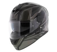 Shark D-Skwal 2 Daven casco negro brillante antracita plata KAS - Talla XS