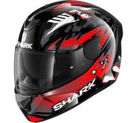 Shark D-Skwal 2 Penxa casco negro rojo - Talla XS