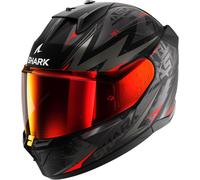 Shark D-Skwal 3 Blast-R, casco integral XL male Mate Negro/Gris/Rojo