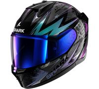 Shark D-Skwal 3 Blast-R Casco Color Negro-verde-brillo Talla XXL Negro-verde-brillo XXL