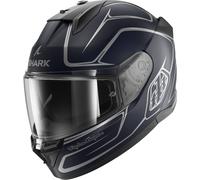 Shark D-Skwal 3 Drone Casco, azul-plata, tamaño 2XL para Hombres