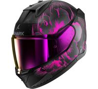 Shark D-Skwal 3 Mayfer, casco integral S female Mate Negro/Violeta/Gris Oscuro