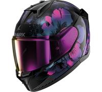 SHARK, Casco de moto integral D-SWKAL 3 MAYFER, Black violet glitter KVX, S