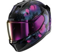 Shark, Casco de moto integral D-SWKAL 3 MAYFER, Black violet glitter KVX, XS