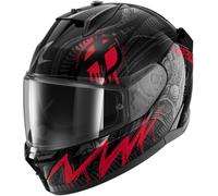 Shark D-Skwal 3 Shiever, casco integral XL female Negro/Gris/Rojo