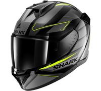 SHARK Casco integral D-SKWAL 3 SIZLER Negro Antracita Amarillo Talla S