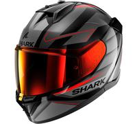 Shark D-Skwal 3 Sizler, casco integral XXL male Gris/Negro/Rojo