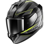 Shark D-Skwal 3 Sizler Casco, negro/gris/amarillo, Talla XXL (63/64)