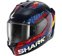 Shark D-Skwal 3 Speed-Vib, casco integral XL female Negro/Rojo/Azul