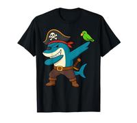 Shark Dabbing Pirate Treasure Hunt Adventure Camiseta