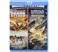 Shark Double Feature - 2 Headed Shark Attack/Mega Shark Vs. Crocosaurus [Edizione: Stati Uniti] [Reino Unido] [Blu-ray]