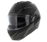 Shark EVO-GT Casco Encke negro mate antracita - Talla XS - Flip up / Flip ba...