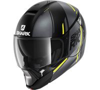 Shark Evojet Casco Vyda mate negro amarillo KAY