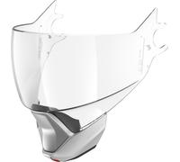 Shark Evojet Conjunto de cortinas de mentón de visera, Mate transparente/gris claro, Talla única