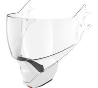 Shark Evojet Conjunto de cortinas de mentón de visera, transparente/blanco, Talla única