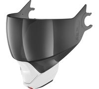 Shark Evojet Juego de visera y cortina de barbilla, gris-blanco para Hombres