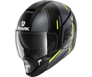 Shark Evojet Vyda Mat casco, negro-amarillo, tamaño XS para Hombres