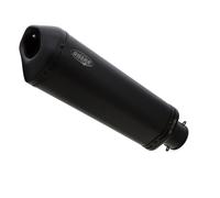 SHARK EXHAUST DSX-10 recubierto de acero inoxidable negro mate, negro