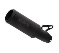 SHARK EXHAUST RCT revestido de acero inoxidable negro mate, negro