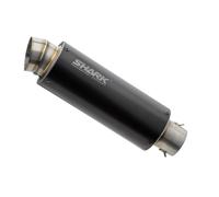 SHARK EXHAUST SRC 4 aluminio eloxed negro, negro