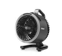 Shark FlexBreeze HydroGo, potente ventilador silencioso portátil con nebulización, para interior y exterior, resistente, con o sin cable, pequeño y ligero, flujo de aire de hasta 20 m, carbón FA050EU