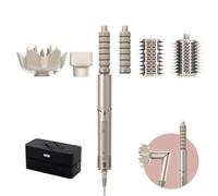 Shark FlexStyle HD446SLUK - Moldeador de aire y secador de pelo 5 en 1 con rizadores automáticos, cepillo de pala, cepillo ovalado, concentrador y difusor, estuche de almacenamiento, sin daños por
