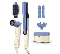Shark Glam, Multi-Styler 4 en 1, Ondas y Rizos Lisos y Elegantes | Con Rizadores de Envoltura Automática, Difusor, Concentrador Turbo, Cepillo de Aire, plancha de pelo