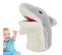 Shark Hand Puppet, Cartoon Sock Puppet, Interactive Storytelling Toy, Small Shark Glove, Soft Fabric Design, Perfect for Kids' Parties or Creative Theatre Play