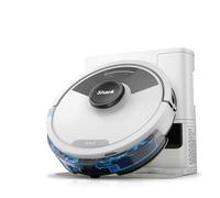 Shark Matrix Plus Robot Aspirador y mopa 2 en 1, Vaciado automático, mapeo LiDAR y tecnología CleanEdge, para alfombras, Suelos y Pelo de Mascotas, autocarga, WiFi/App, Blanco, RV2620WAEUWH