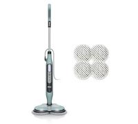 Shark Mopa de Vapor Automática con Tecnología Steam Blaster - 3 Niveles de Vapor para Eliminar Manchas y Suciedad Incrustada - Incluye 6 Bayetas Dirt Grip - Verde Salvia, S8201EUCP
