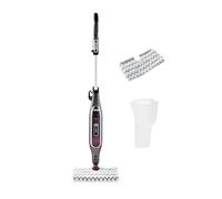 Shark Mopa de vapor automática Klik n' Flip [S6003UK] 3 ajustes, cable de 8 m, burdeos/gris acero
