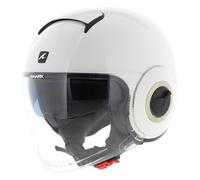 Shark Nano Blank White WHU - Talla XS - Casco para uso en motocicleta y scooter