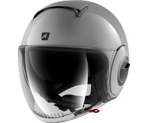 Shark Nano, casco abierto XS male Plata