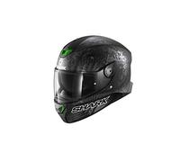 SHARK NC Casco per Moto, Hombre, Negro/Gris, S