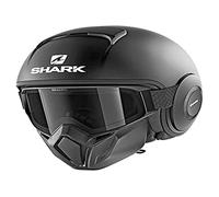 SHARK NC Casco per Moto, Hombre, Negro, XS, negro