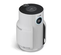 Shark NeverChange hasta 5 años purificador de aire, alcance 60 m², filtro HEPA que dura 5 años, atrapa 99,97 % de alérgenos, polvo, polen, pelusa, automático, silencioso, pantalla led, blanco HP150EU