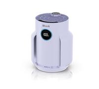 Shark NeverChange purificador de aire para casa, oficina, guardería, cobertura 23 m², filtro HEPA (5 años), atrapa el 99,97% de los alérgenos, polen, silencioso, pantalla LED, Lila HP072EUPL