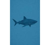 Shark Notebook: A5 College Lined Shark Themed Notebook, 100 Pages, Great for Note Taking