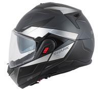 Shark OXO Mekarium Casco Abatible Mate/Negro/Antracita S unisex