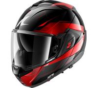 Shark OXO Mekarium, casco modular M female Negro/Rojo