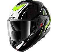 Shark OXO Rydger, casco abatible M female Negro/Blanco/Verde