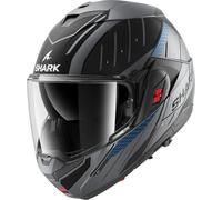 SHARK, Casco Moto Modular OXO RYDGER Anthracite Blue Black ABK, M