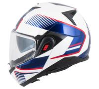 Shark Oxo Sikter casco abatible Blanco/Azul/Rojo 2XL unisex