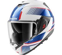 SHARK, Casco Moto Modular OXO SIKTER White Chrome Blue WUB, XL