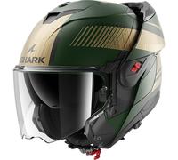 SHARK Cascos Oxo Sikter Matt Green / Chrom / Gold S