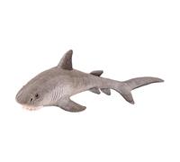 Shark Plush - 60cm Cartoon Simulation Cuddle Toy, Soft Stuffed Marine Animal Doll for Kids, Boys, Girls | Gray Shark Plush for Nursery, Home, Desk, Bed, Sofa, Holiday Comfort