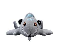 Shark Plush Toy, Airplane Stuffed Doll, Soft Cuddly Toy with Shark Mouth Design, Cartoon with Airplane Shape, Stuffed Animal Toys, Sharks Plush Doll for Travel Car Bedside Home Use